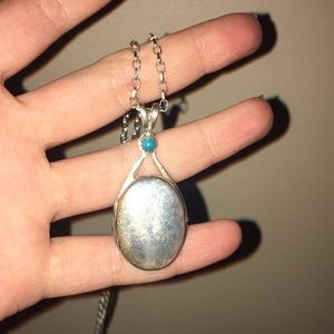 h2o mermaid locket with teal stone